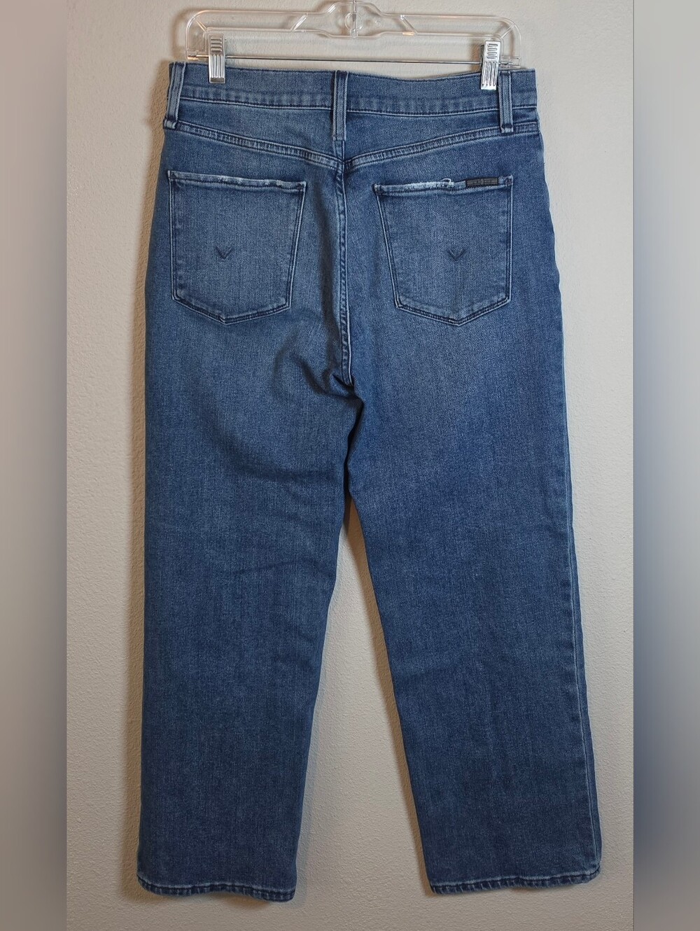 HUDSON Noa Yvonne High-Rise Straight Ankle Jeans Blue Denim Size 28 - Picture 4 of 11